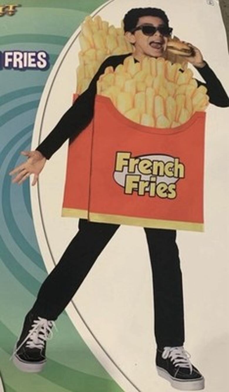 Spirit Halloween French Fries Costume Child One Size Fits Most Kids Food